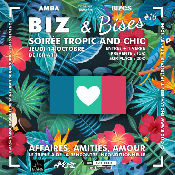 BIZ & Bises Soirée Tropic and Chic #16
